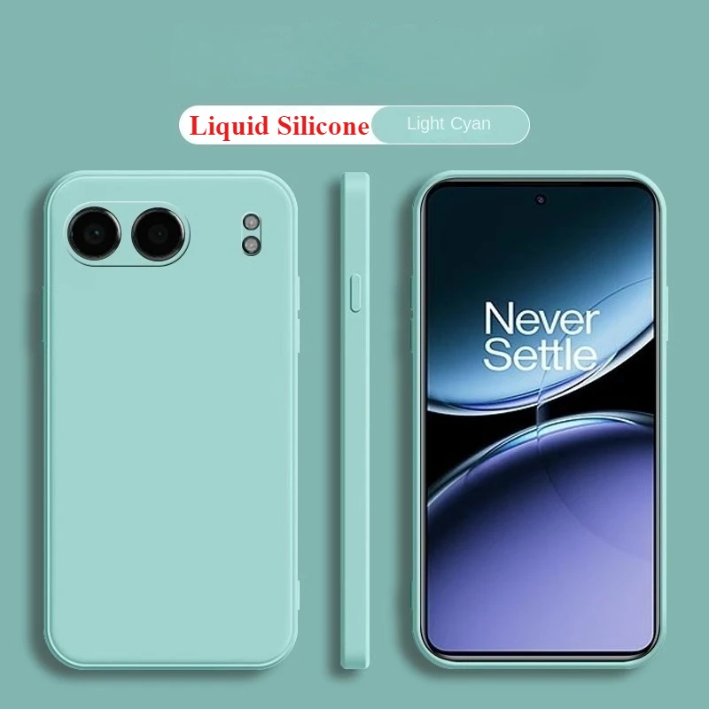 OnePlus Nord 4: Flüssige Silikon-Handyhülle, stoßfeste, matte Stoßstange, weiche Schutzhüllen Lite