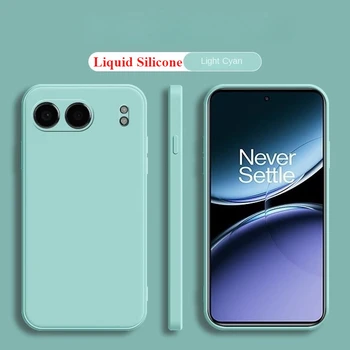 OnePlus Nord 4: Flüssige Silikon-Handyhülle, stoßfeste, matte Stoßstange, weiche Schutzhüllen Lite
