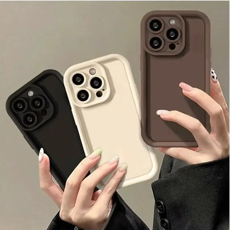 iPhone 12 mini: Bonbonfarbene Handyhülle 6S 5SE, stoßfeste weiche Silikonhülle