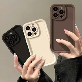IPhone 16 Plus: Bonbonfarbene Handyhülle 6S 5SE, stoßfeste weiche Silikonhülle