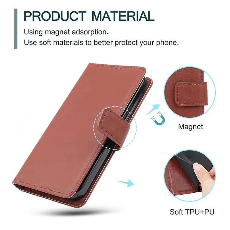 Brieftasche Flip Ledertasche 2020 6 7 8 Plus Kartensteckplatz Telefonbuchcover – Bild 6