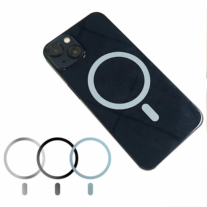 Für magsafe magnet platte ring universelle metall aufkleber unterstützung kabelloses ladegerät metallplatte blech für – Bild 6