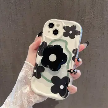 Redmi Note 14 Pro 5G: Rosa Lächeln Blumendruck Halterung Hülle Floral Case Cover