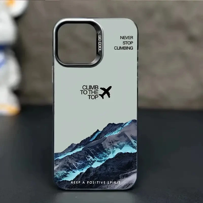 Mountain Peak Flugzeug-Handyhülle Shockproof Sunset IMD Cover – Bild 2