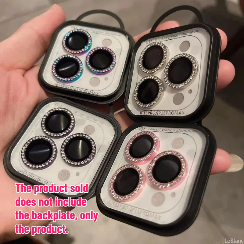 iPhone 16 Pro Max: 2/3 stücke Diamant Kamera Objektiv Schutz Bling Glitter Metall Kamera Glas