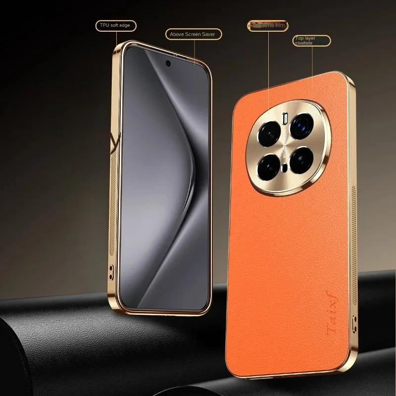 Fall Leder Überzug Stoßfest Abdeckung Für Magic 7 6 5 Pro 7 Lite textur Lichee Muster Fällen Bumper Shell – Bild 4