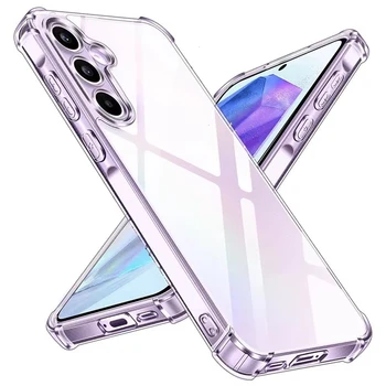 Galaxy A25: Transparente Handyhülle Rückseite Schutzhülle