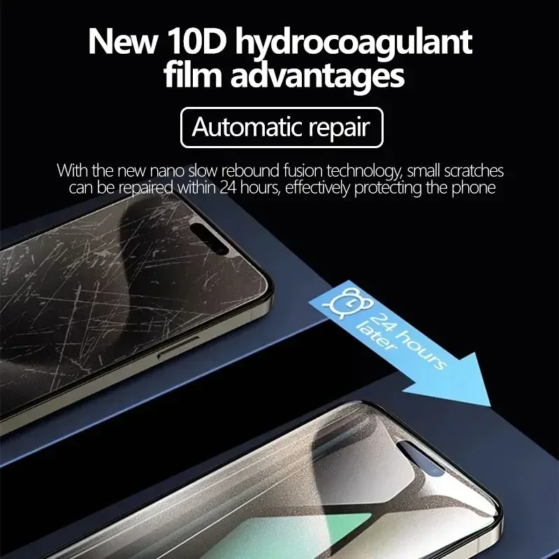 5Pcs Volle Abdeckung Hydrogel Film Screen Protector Nicht Glas – Bild 4
