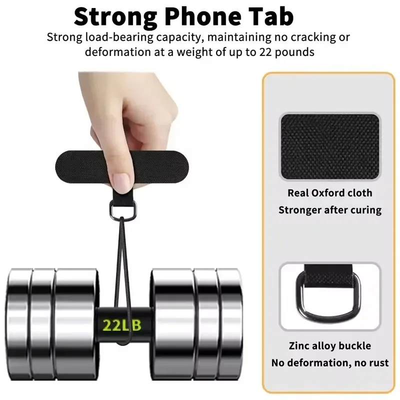 Nylon-Handy-Tether-Tab, universelles Handy-Lanyard, Sicherheitsanschlussstück, Ersatzteil für alle Smartphones mit vollständiger Abdeckung – Bild 4