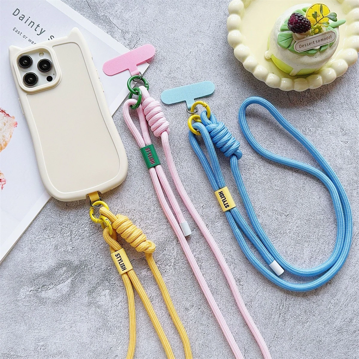 Einfaches, verstellbares Handy-Universal-Lanyard, Umhängetasche-Seil, langes Handy-Lanyard, Schultergurt, Seil – Bild 2