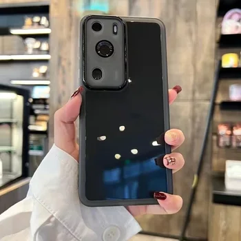 Huawei P60 Pro: Abdeckung Fall tpu weiches Silikon transparente Telefon hülle p 60 60pro Kameras chutz stoß feste Stoßstange