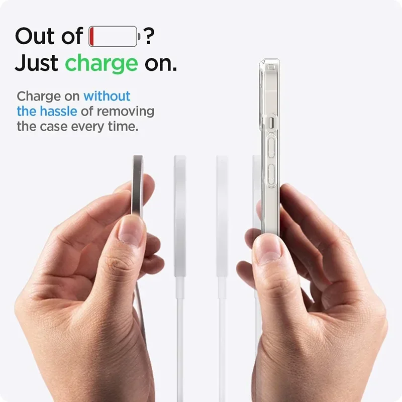 Magnetische transparente Handyhülle für Magsafe Wireless Charge Back Cover – Bild 3