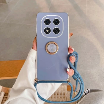 Redmi Note 14 Pro+ 5G: Luxus Überzug Ring Halter Crossbody Lanyard Fall Hinweis 14 13 Pro Plus 4G 5G Zurück Abdeckung