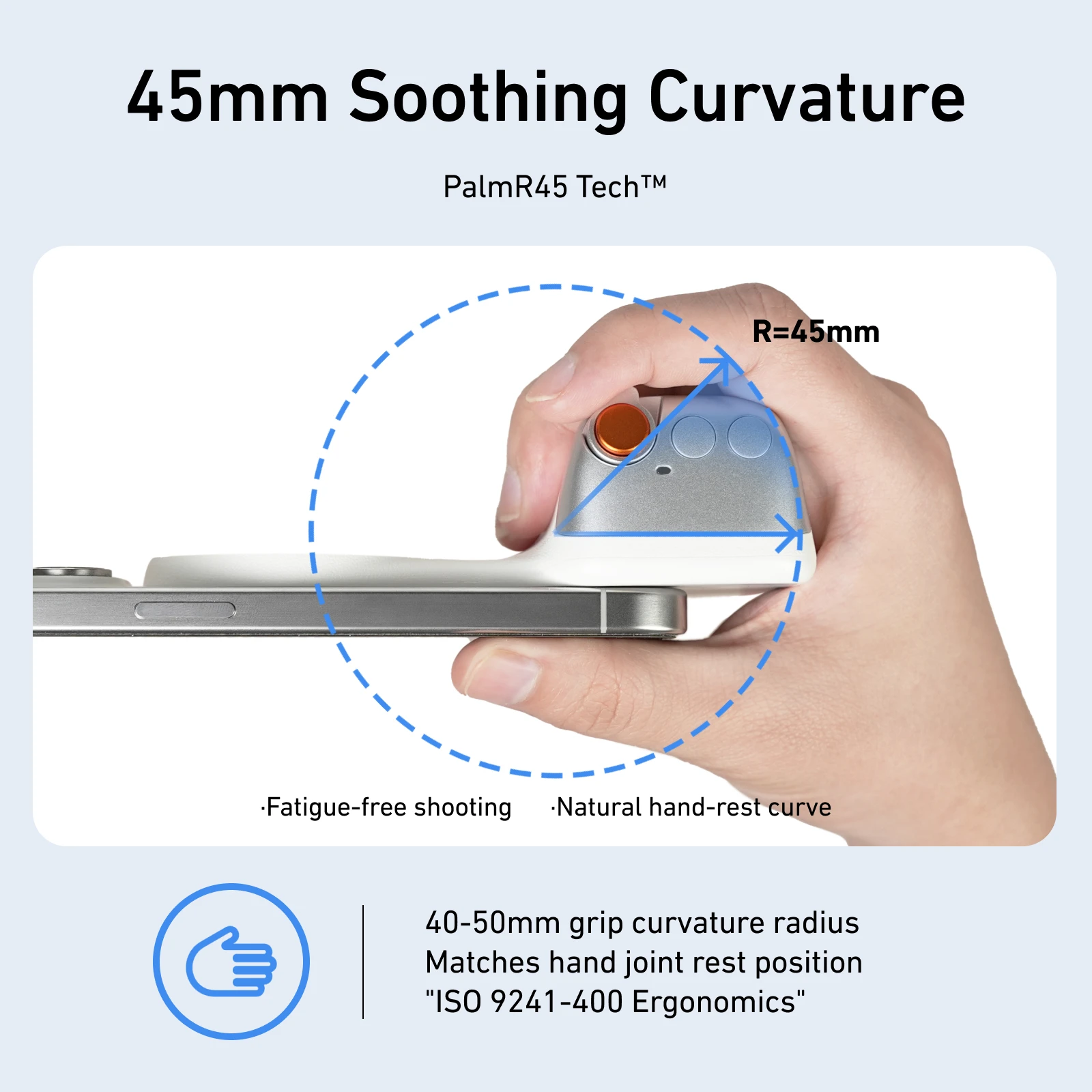 TELESIN Magnetische Telefonkamera Schießen Handgriff Telefonhalter Schießhilfe Fernbedienungsgriff für iPhone HUAWEI SAMSUNG Telefon – Bild 4