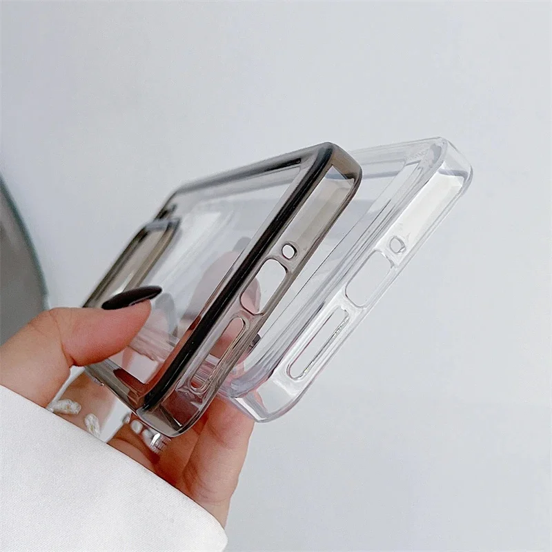 HD Transparente Acryl-Telefonhülle Luxus klare stoßfeste Abdeckung – Bild 5