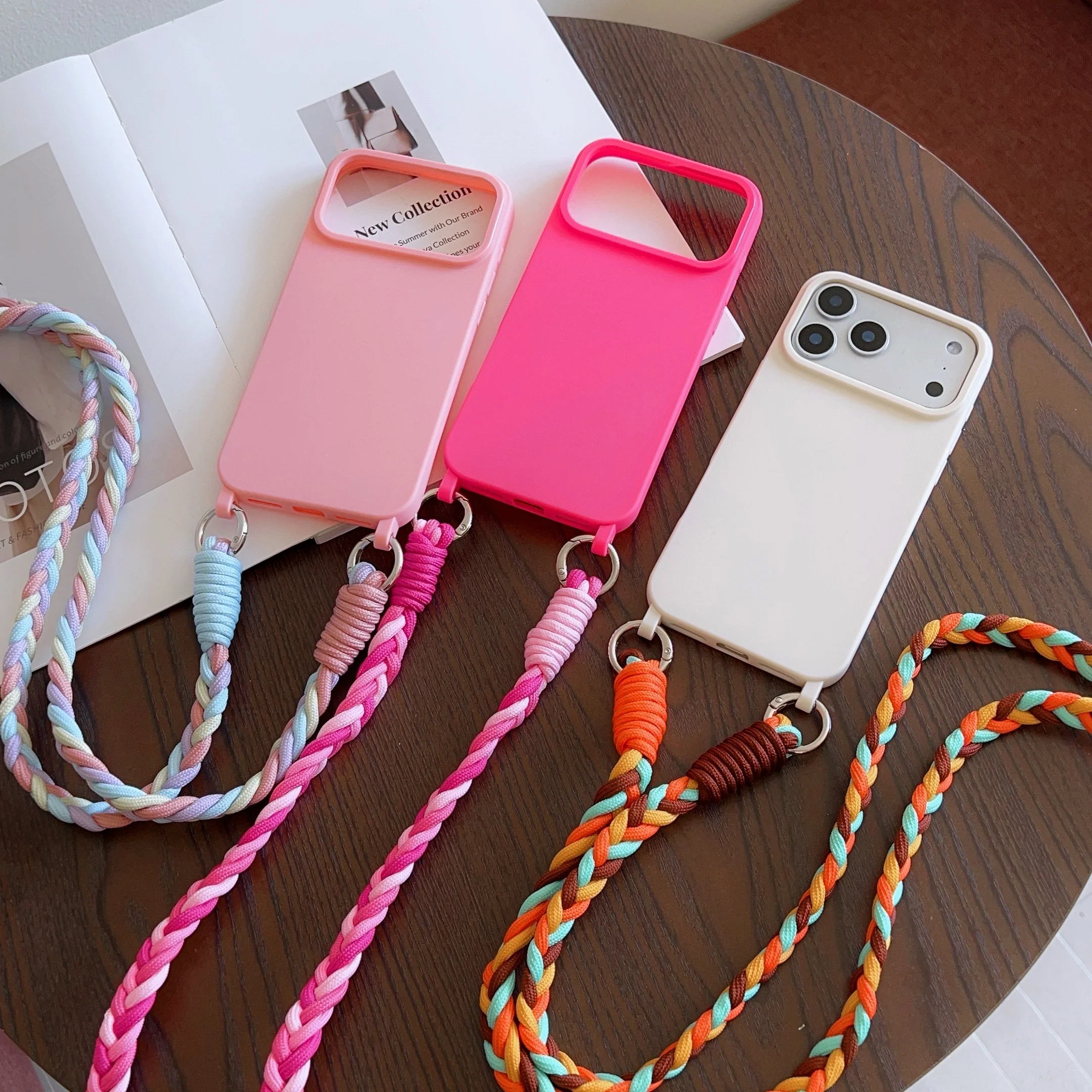 Lanyard-Telefonhülle Crossbody Neck Cord Strap Anti-Verlust stoßfeste Schutzhülle – Bild 6