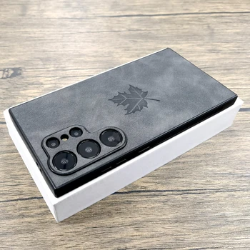 Galaxy S25 FE: Luxuriöse Lederhülle Cover