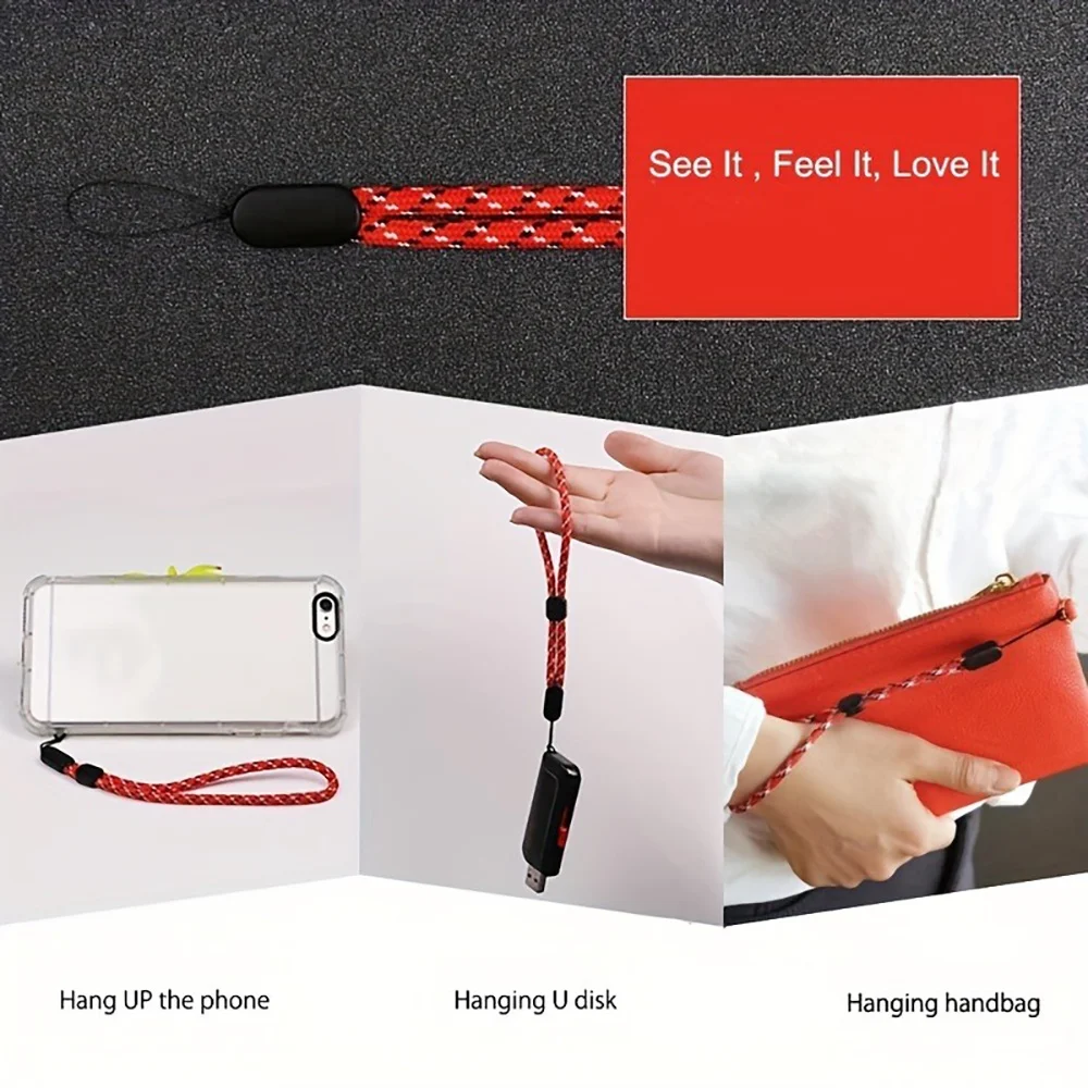 Universal Handgelenk Lanyard Für iPhone Samsung Kamera USB Laufwerke Schlüssel ID Karte Anti-Verloren Einstellbare Hand – Bild 5