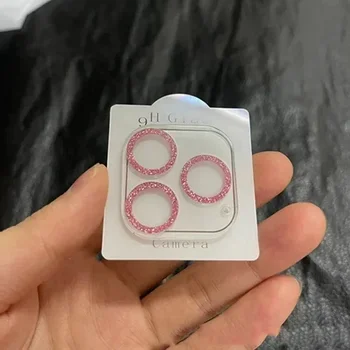 iPhone 17 Pro: Bling Glitzer Diamant Klarer Kameralinsen-Schutz Hülle