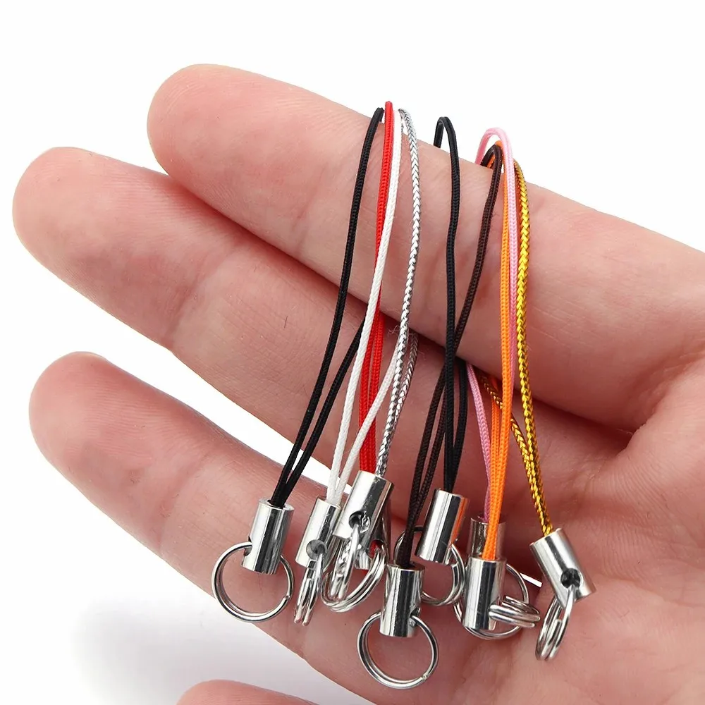 Phone Sting Hand Handgelenk Lanyard String Short Grip Lanyard Handygurt für USB-Flash-Laufwerk Schlüsselanhänger – Bild 3