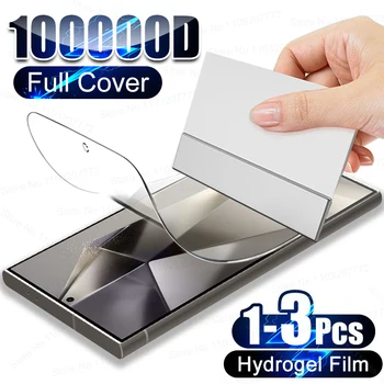 Galaxy S21+: 1-3Pcs Hydrogel Zurück Film Klar Scr