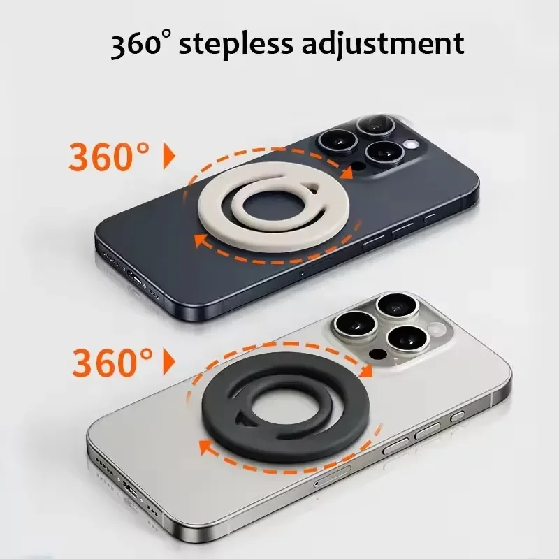 Magnetischer Silikon-Handy-Ringhalter mit Fingergriff für MagSafe – Universeller Ständer und Halterung für iPhone 17 – Bild 3