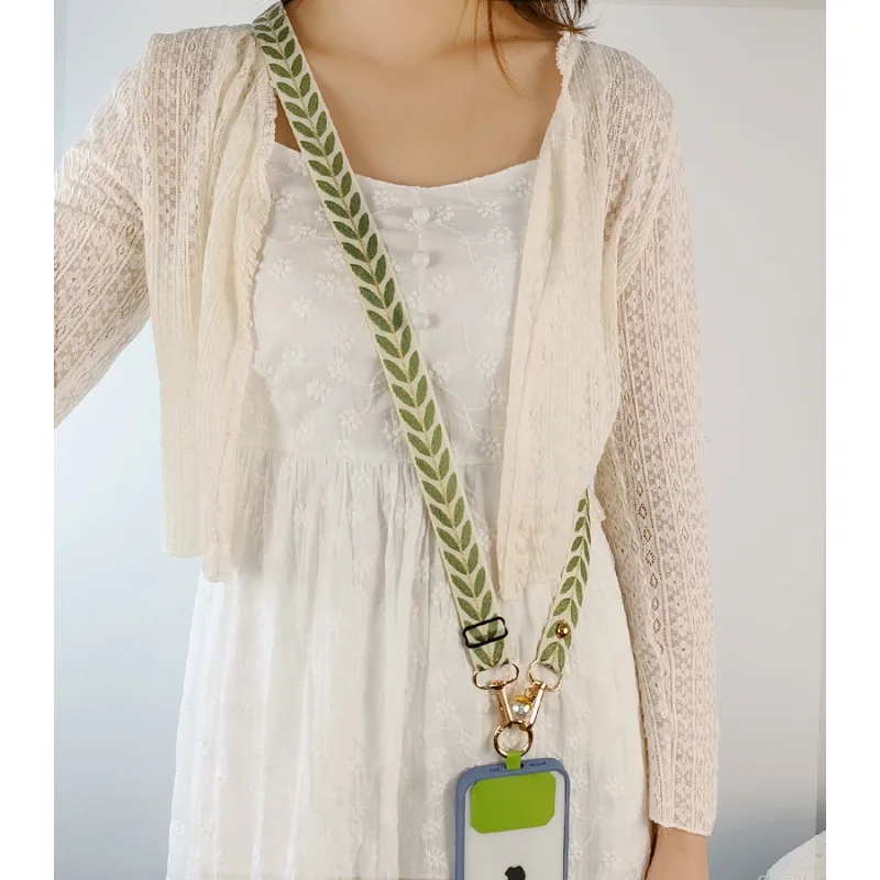 Verstellbares langes Handy-Lanyard, Handgelenkschlaufen, Lanyard für Schlüssel, Handy-Anhänger, Handy-Gurt, Charm-Gurt – Bild 2