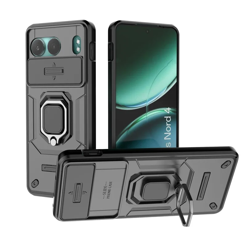 Fall Auto Magnetische Ring Stand Rüstung Telefon Fällen Nord4 1 + Nord 4 2024 CPH2663 6,74 "Rückseite – Bild 2