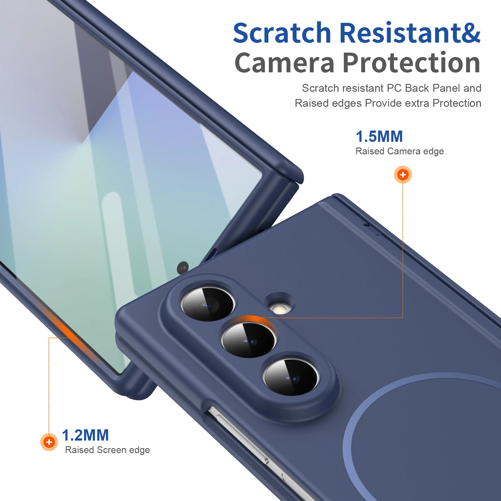 Scharnier-Schutzhülle, magnetisch, 6, 5, 4, 3, 5G, für Magsafe Fold7, Fold6, mit Displayschutzfolie – Bild 6