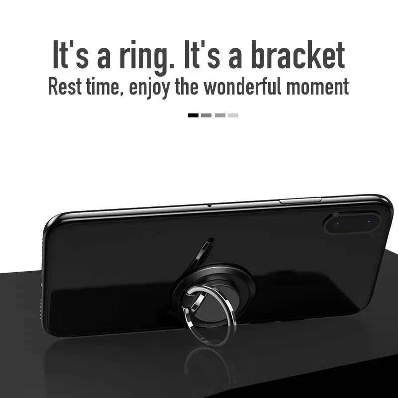 Mini-Fingerringhalter, Ständer, Griff, 360° drehbar, für Handy, Auto, magnetische Halterung, Telefon-Rückseite – Bild 6