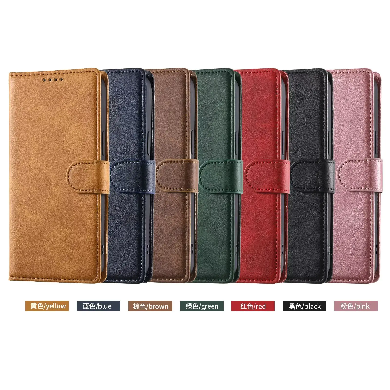 Leder Flip Case Wallet Cover – Bild 6