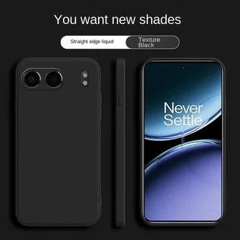 OnePlus Nord 4: Flüssige Silikon-Handyhülle, stoßfeste, matte Stoßstange, weiche Schutzhüllen Lite