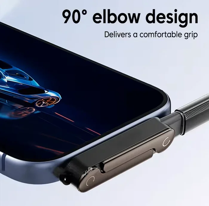 Typ-C-Telefonladehalterungsadapter 240W Schnellladung OTG USB-C-Stecker auf USB-C-Buchse Konverter mit klappbarem Halter – Bild 4
