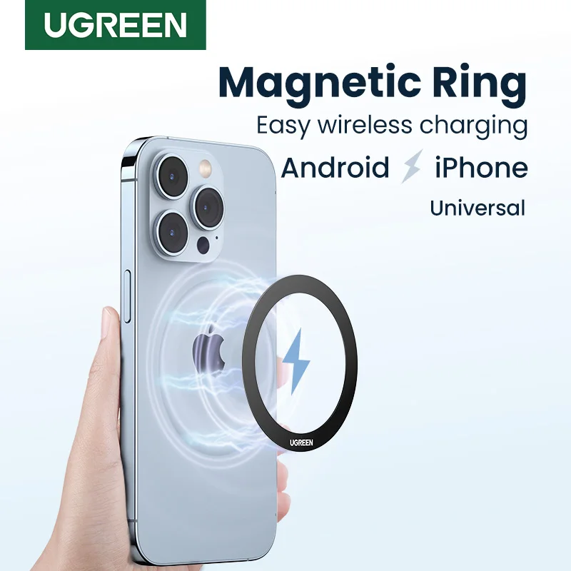 Ugreen magnetischer Metallring für magsafe iPhone 15 14 13 Pro Android-Handys Platte Aufkleber Ringe für Magsafe