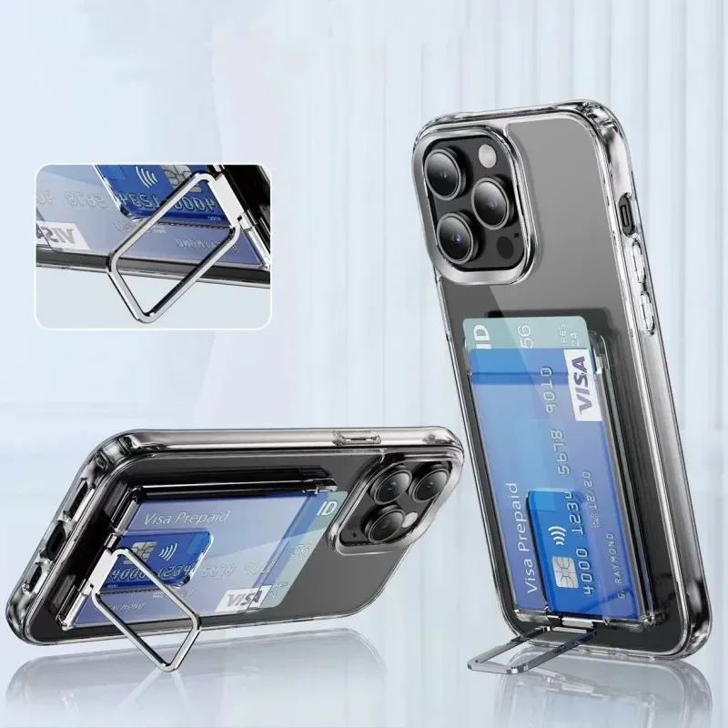Starke magnetische Magsafe-Kartenhalter-Geldbörse für iPhone 16 15 14 13 12 Samsung S25 S23 S24 Ultra – Bild 3
