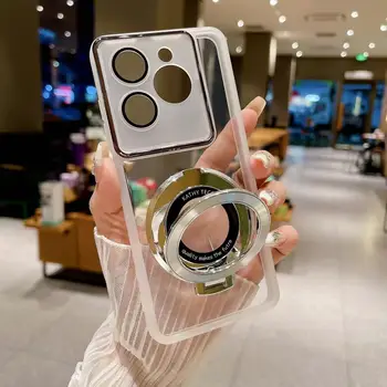 Redmi Note 13 Pro 5G: Magnetische Ringhalterung Halter Handyhülle 13C 12C Turbo 3 Transparente Abdeckung