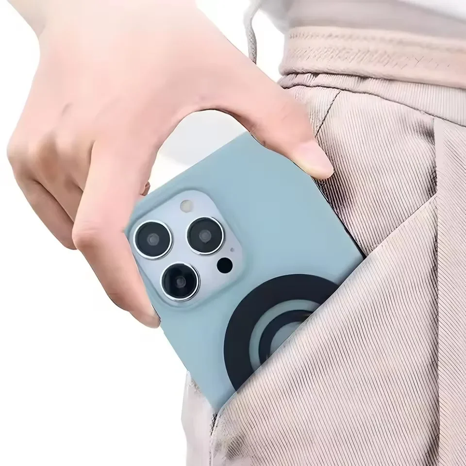 Magnetischer Silikon-Handy-Ringhalter mit Fingergriff für MagSafe – Universeller Ständer und Halterung für iPhone 17 – Bild 5
