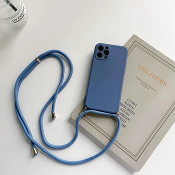 iPhone 16e: Crossbody Lanyard Strap Seil Handyhülle Halskette verstellbare Abdeckung