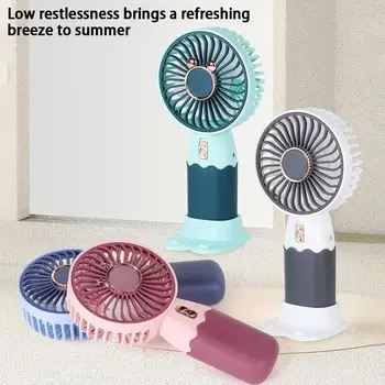 2-in-1 Mini-Elektroventilator, tragbarer USB-Akku-Kühlventilator für den Außenbereich