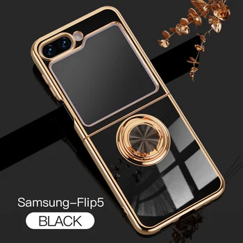 Galaxy Z Flip5: Beschichtung Silikonhülle ZFold ZFlip Fold5 Fold4 Flip5 Flip4 Flip3 Cover mit Ringhalter