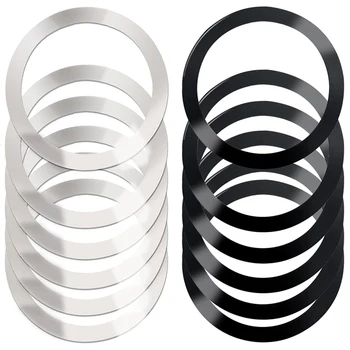 Universal Magnetische Metall Platte Ring Für Samsung iPhone Magsafe Drahtlose Ladegerät Auto Telefon Halter