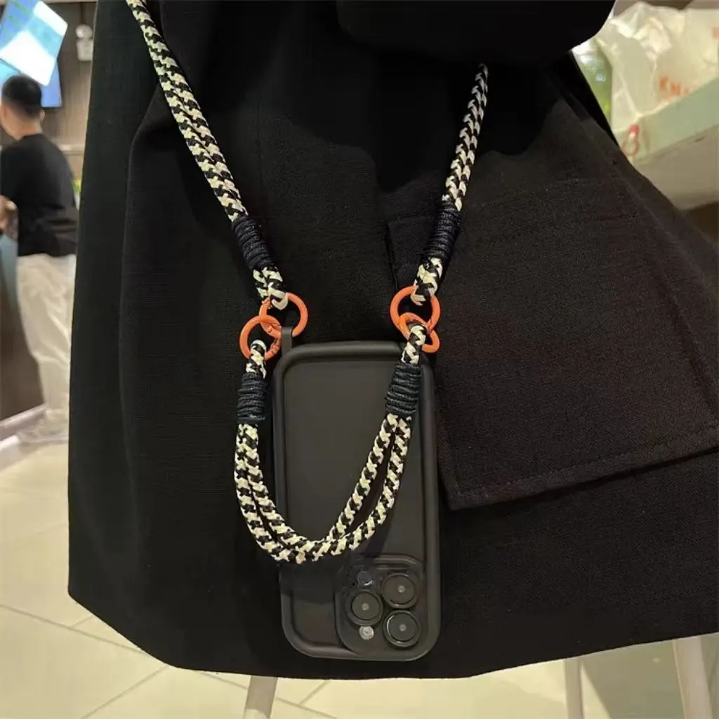 Umhängetasche mit Lanyard-Halskette, Silikonhülle, Handschlaufenabdeckung – Bild 2