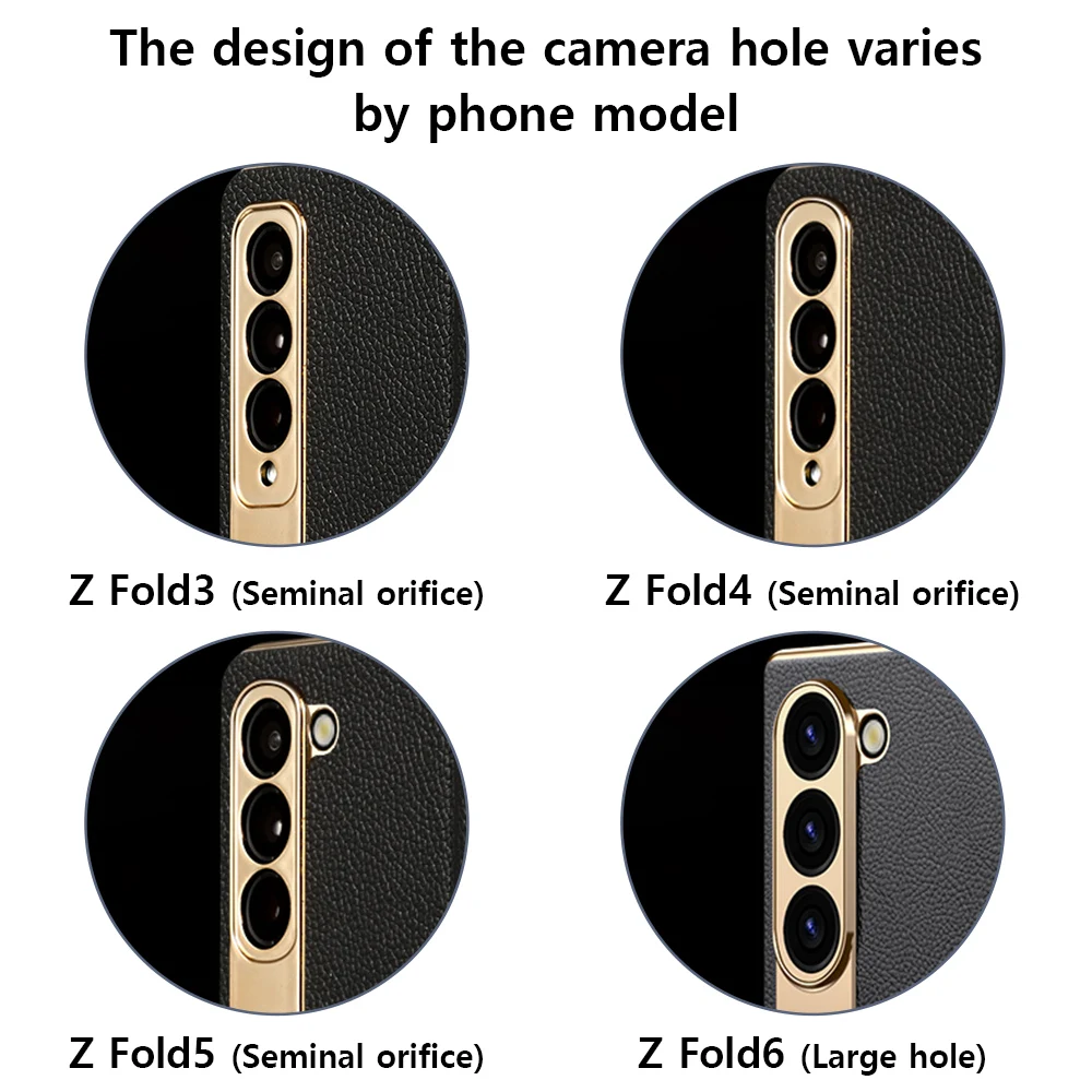 Leder-Flip-Hülle Fold8 Ultra Fold7 mit magnetischem Scharnierständer und Spiegelfolie – Bild 2