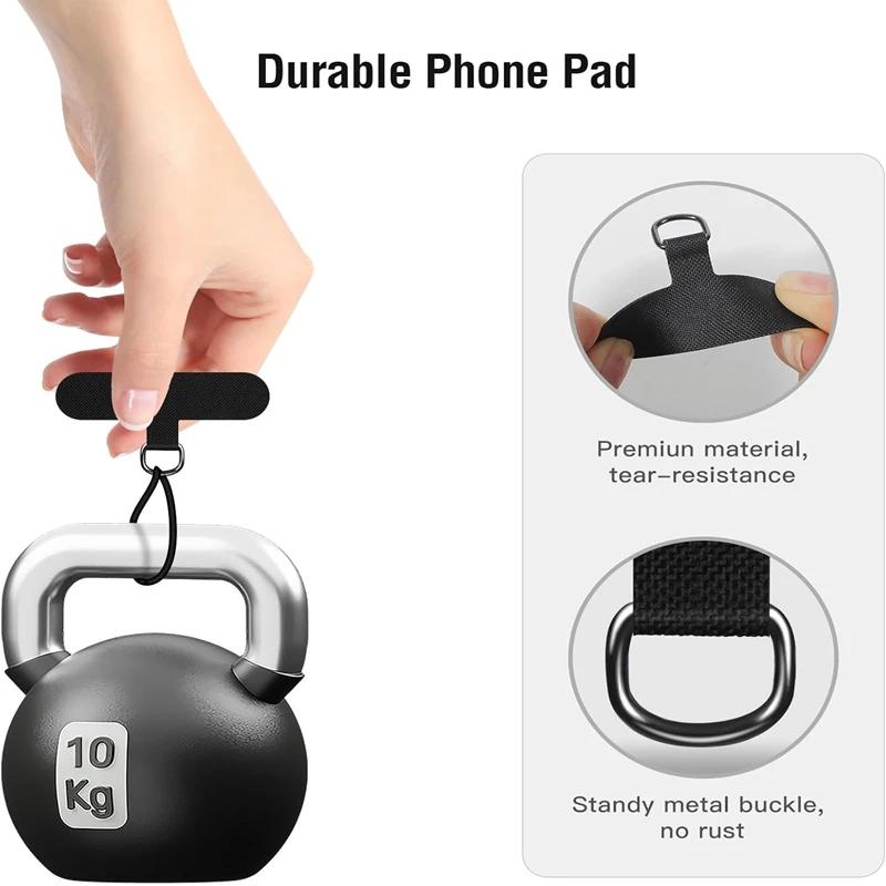 Universal Handy Lanyard Straps Dichtung Anti-verloren Nylon Abnehmbare Telefon Hängen Schnur Patch Ersatz Sling Tether – Bild 2
