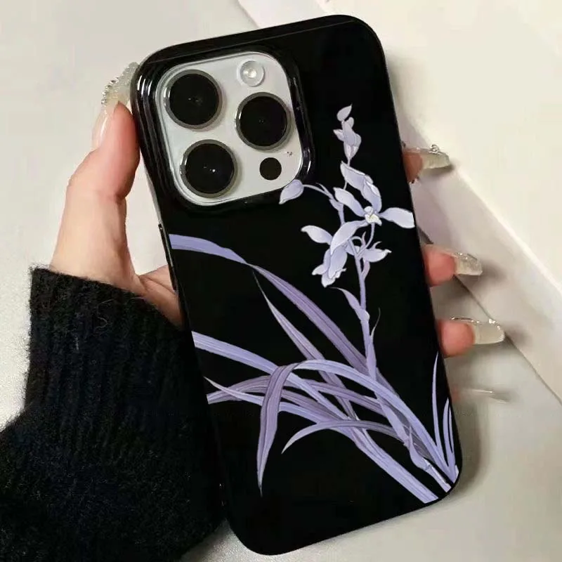 Bunte Blumen weiche Handyhülle SE2 Cover Case Funda Bumber – Bild 4