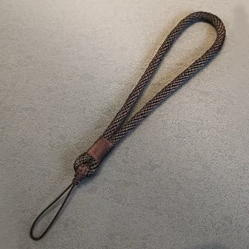 Handy Lanyard Kurze Handgelenk Seil Verstärkte Farbe Passenden Hand-gewebt Anhänger Weiblich Männlich Zubehör