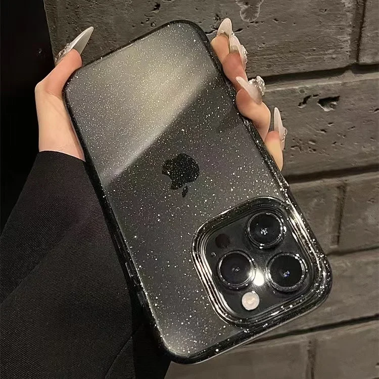Luxuriöse Glitzer-Handyhülle weiche transparente Silikonhülle – Bild 4