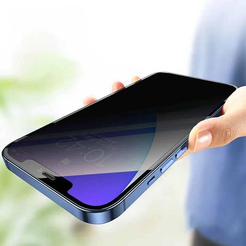 4 Stück Sichtschutz folie Anti-Spion-Glas gehärtetes Glas – Bild 2