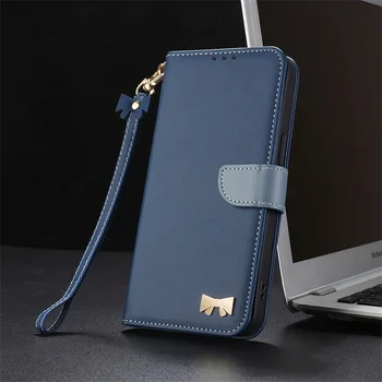 Galaxy A35: Leder Flip Wallet Case Karten Slot Halter Abdeckung