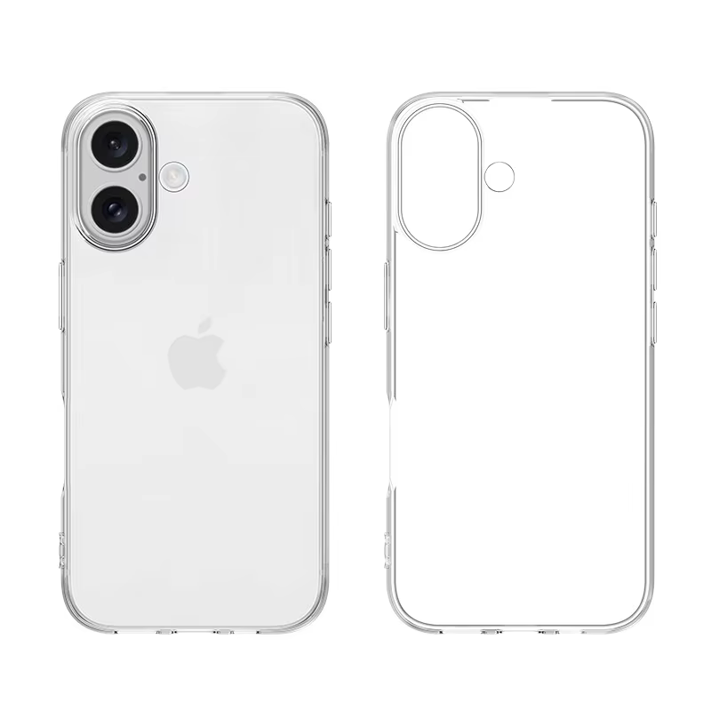 iPhone 17: Ultradünne Silikon-weiche Handyhülle, transparente, schlanke Schale für 17 Air 17 Pro Max 17 Air, stoßfestes TPU
